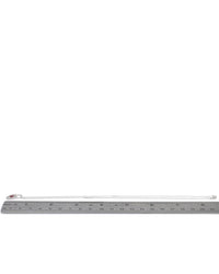 Ruby and Diamond Swinging Drop Necklace in White Gold