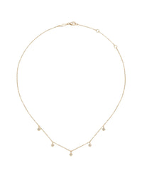 Gabriel and Co. Diamond Clover Station Necklace