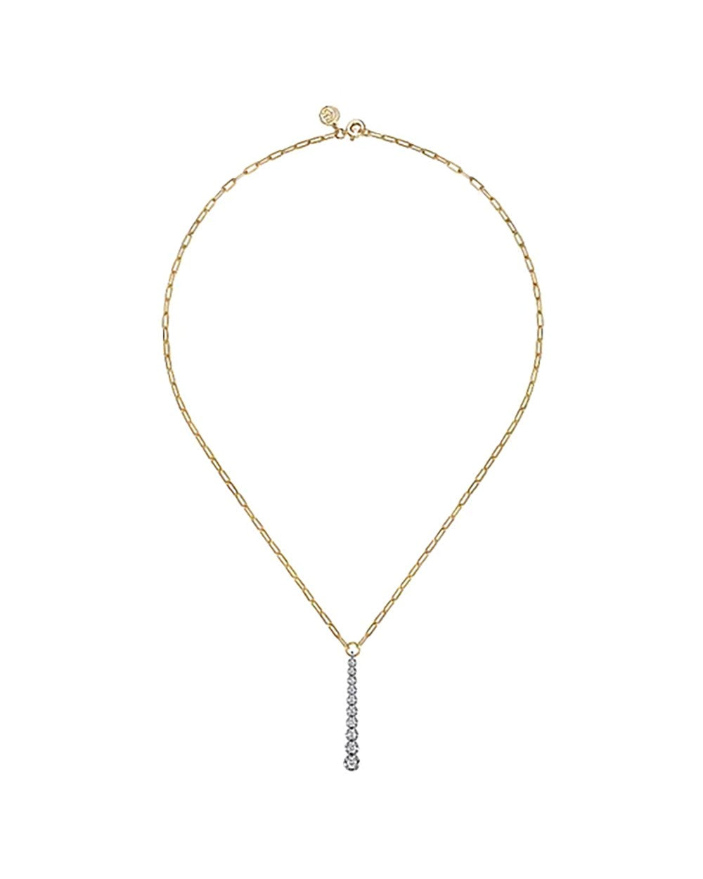 Gabriel & Co. Contemporary Collection Diamond Vertical Bar Necklace