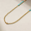 Bubble Turquoise and Diamond Necklace