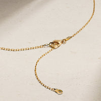 Bubbly Curved Emerald and Diamond Necklace