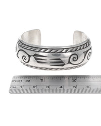 Navajo Sterling Silver Cuff Bracelet
