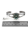 Zuni Sterling Silver & Turquoise Cuff Bracelet