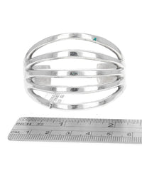 Navajo Katalina Scott Sterling Silver Cuff Bracelet