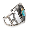 Navajo Sterling Silver & Turquoise Cuff Bracelet