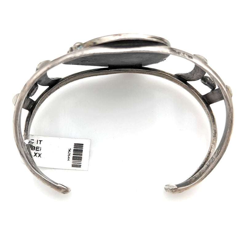 Navajo Sterling Silver & Turquoise Cuff Bracelet