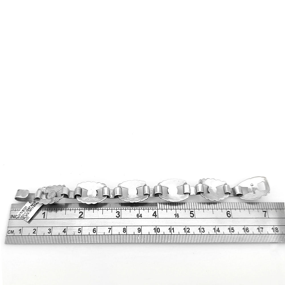 Navajo Sterling Silver & Black Onyx Bracelet