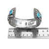 Navajo Sterling Silver & Turquoise Watch Cuff Bracelet