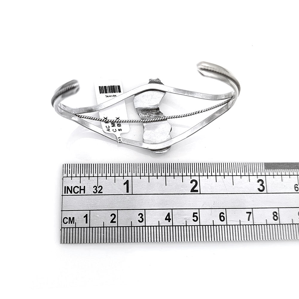 Navajo Sterling Silver & Turquoise Cuff Bracelet