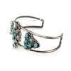 Zuni Sterling Silver & Turquoise Cuff Bracelet