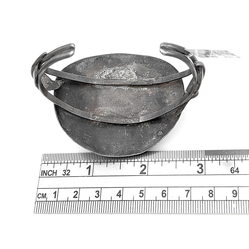 Navajo Sterling Silver & Turquoise Cuff Bracelet