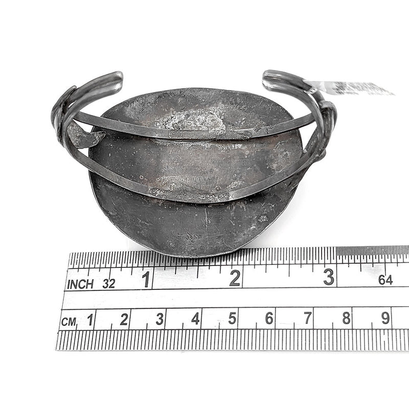 Navajo Sterling Silver & Turquoise Cuff Bracelet