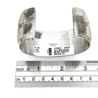 Navajo Michael Tahe Sterling Silver Cuff Bracelet