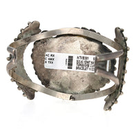 Navajo Sterling Silver & Turquoise Cuff Bracelet
