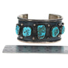 Navajo Sterling Silver & Turquoise Cuff Bracelet
