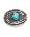 Navajo Sterling Silver & Turquoise Buckle