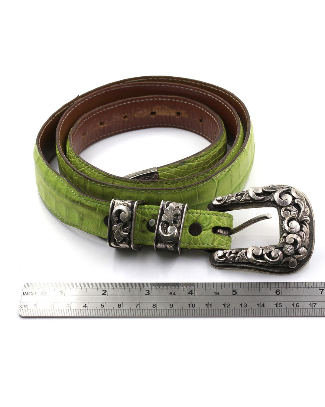 Comstock Heritage Sterling Silver & Diamonds Belt Buckle