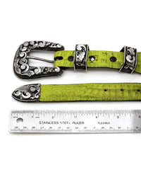 Comstock Heritage Sterling Silver & Diamonds Belt Buckle