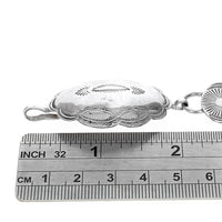 Navajo Sterling Silver Concho Belt