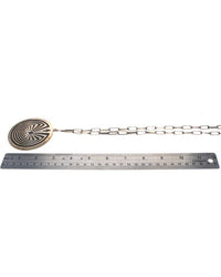 Hopi Sterling Silver Man in the Maze Reversible Necklace