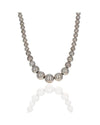 Sterling Silver Graduated Bead Necklace