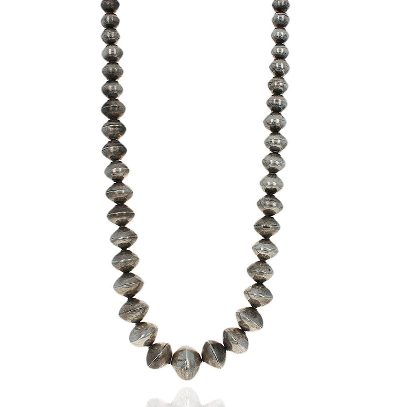 Navajo Betty Joe Sterling Silver Multi-Stone Blossom Necklace