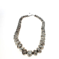 Navajo Betty Joe Sterling Silver Multi-Stone Blossom Necklace