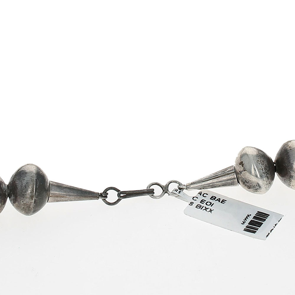 Navajo Betty Joe Sterling Silver Multi-Stone Blossom Necklace