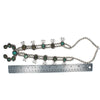 Navajo Johnnie Frank Sterling Silver & Turquoise Squash Blossom Necklace