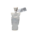 Navajo Steve Francisco Sterling Silver Denim Lapis Pendant