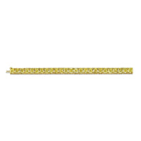 Fancy Yellow Radiant Cut Diamond Bracelet