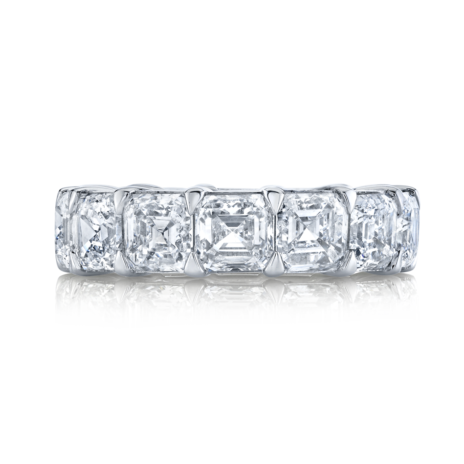 Eternity Asscher .70CT G,H/VS