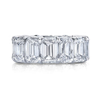 Emerald Cut Diamond Eternity Band