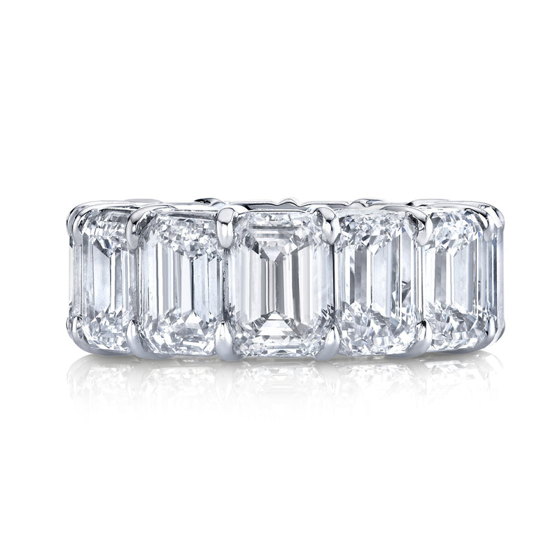 Emerald Cut Diamond Eternity Band