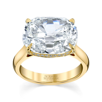 East West Cushion Diamond Ring