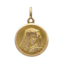 18K Virgin Mary Pendant