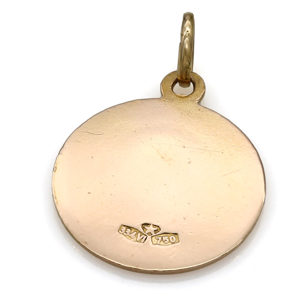 18K Virgin Mary Pendant