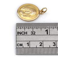 18K Virgin Mary Pendant
