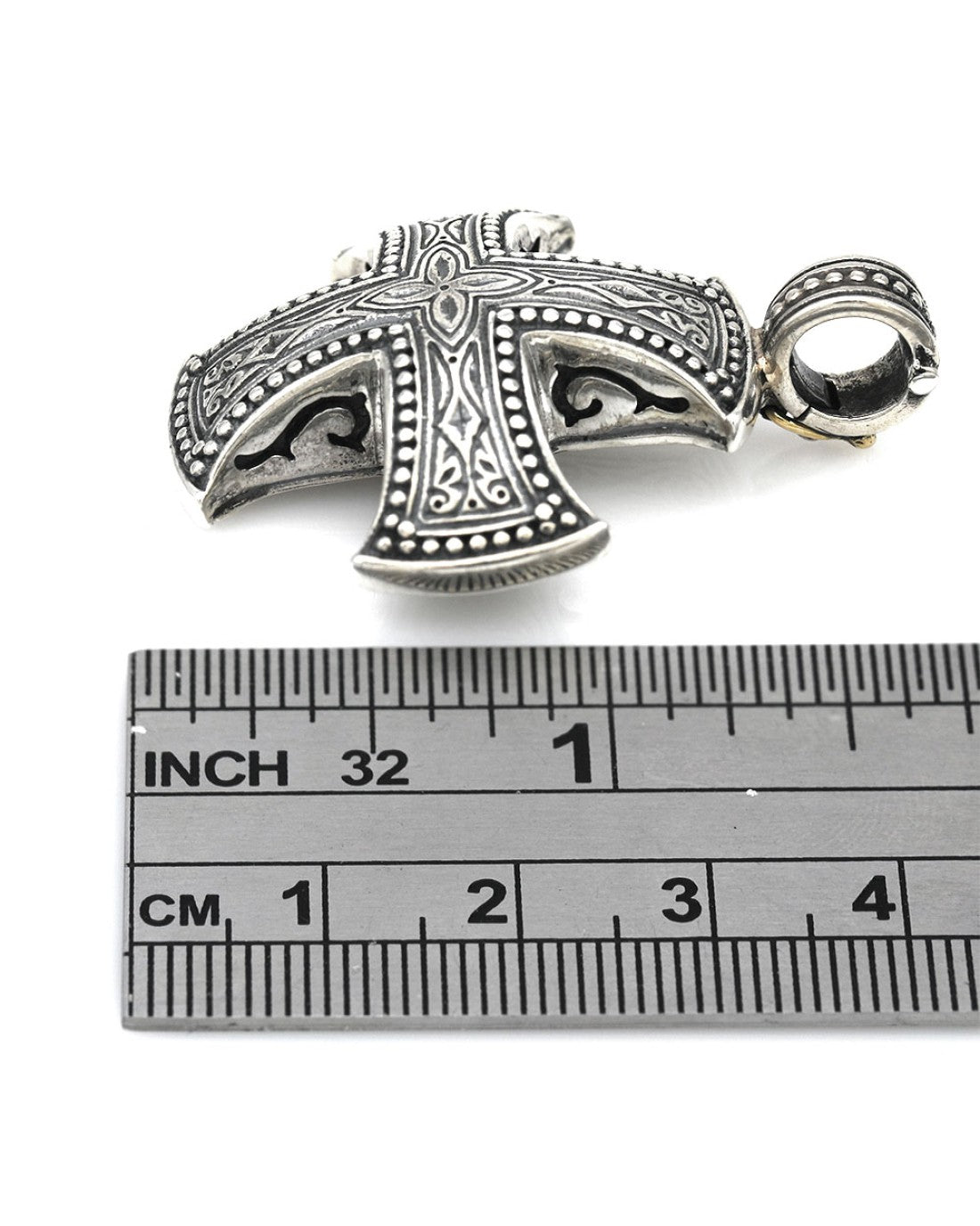 Konstantino Unisex Cross Enhancer Pendant in Sterling Silver