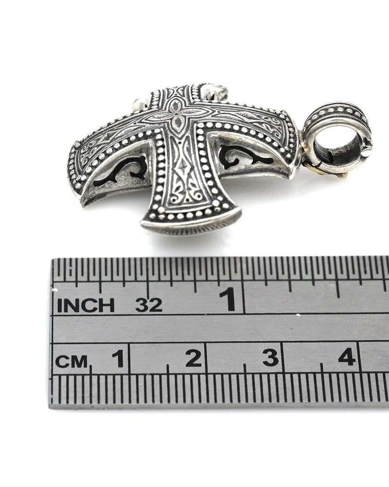 Konstantino Unisex Cross Enhancer Pendant in Sterling Silver