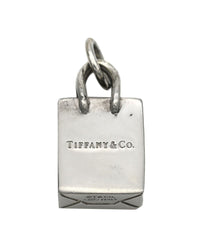 Shopping Bag Charm in Sterling Silver