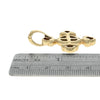 14K Yellow Gold Budded Cross Pendant