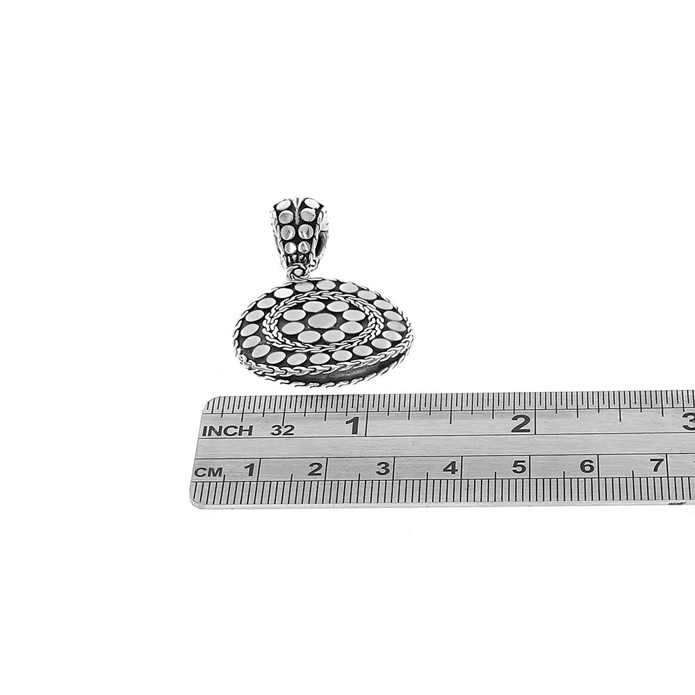 John Hardy Sterling Silver Dot Collection Enhancer Pendant