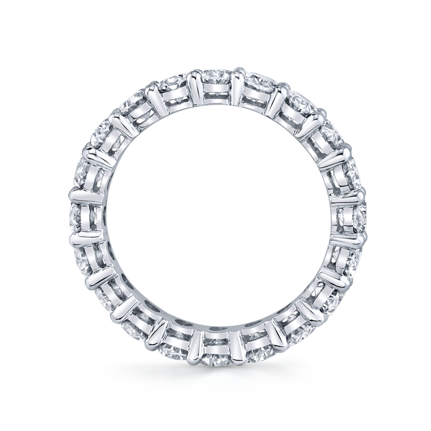 Oval Cut Diamond Eternity Band