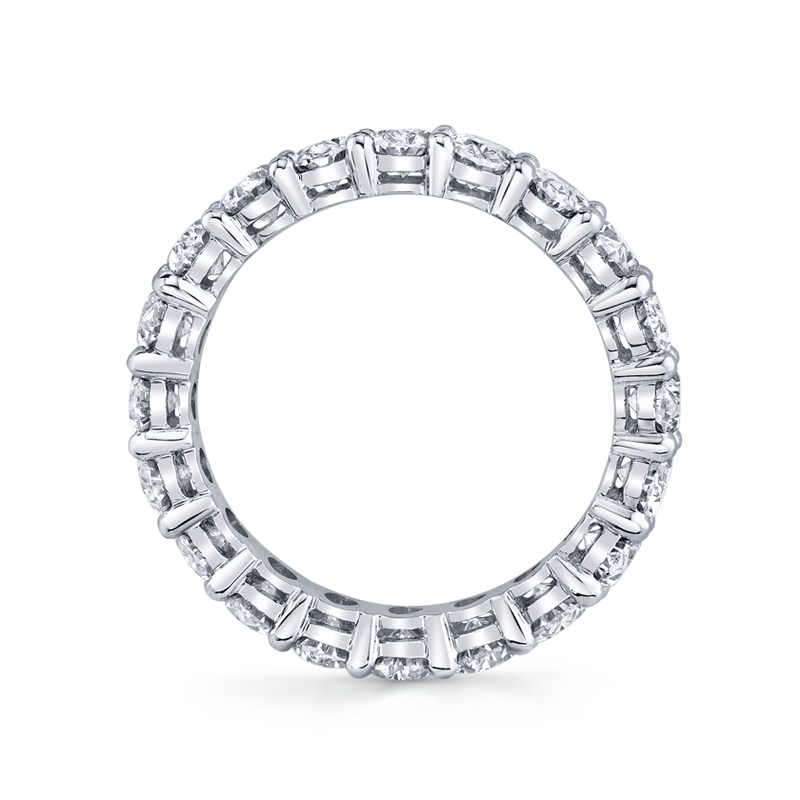 Oval Cut Diamond Eternity Band