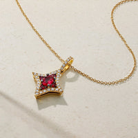 Notte Ruby and Diamond Pendant