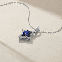 Notte Sapphire and Diamond Pendant