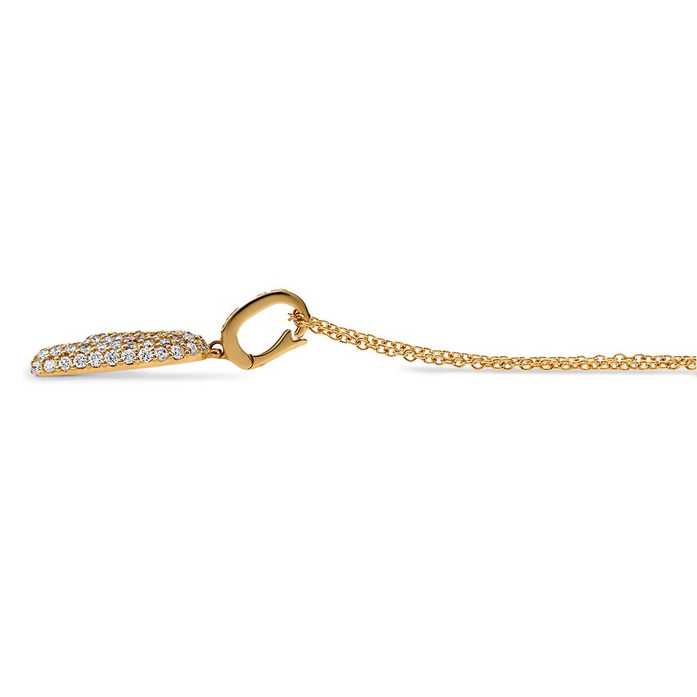 Initial "A" Diamond Pendant