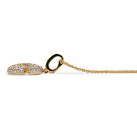 Initial "G" Diamond Pendant
