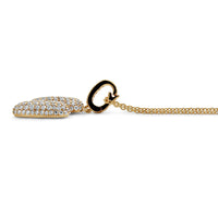 Initial "H" Diamond Pendant